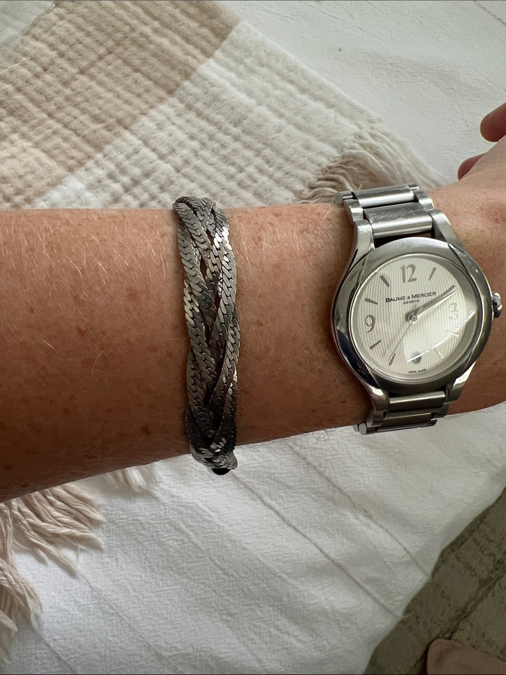 Braided Sterling Silver Women’s Bracelet